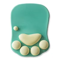 Memory Foam Wrist Rests Cushions Mousepad 3D Mouse Pad Soft Silicone Cute Cat Paw Mouse Mat for kids Laptop Computer Mousepad