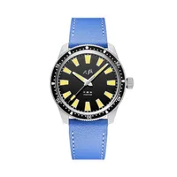 Relógios de pulso Merkur Men Relógios Military Manual Windwatch WristWatch Esporte Sapphire 50m Impermeável C3 Luminous Strap C3