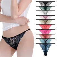 panties for women Sexy Underwear Men Passion T-back perspective Gauze Hole  Underpant