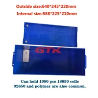 Big Size Grande Cafity ABS + PC Battery Box Case Covering per pacchetti fai-da-te 24 V 200Ah 12V 500Ah 120Ah 48 V 210Ah LifePo4 Li Ioni LTO Cellule LTO
