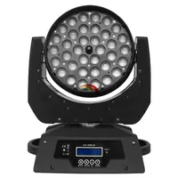 Wysokiej jakości oświetlenie sceniczne DMX RGBW LED Wash Moving Head Light 36x10W 4in1 z powiększeniem