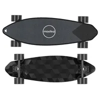 [US Entock] Longboard elettrico MAX2 Pro Smart Scooter Skateboard Dual Motor Drive con telecomando Batteria al litio integrata Maxfind Piccola piastra di pesce