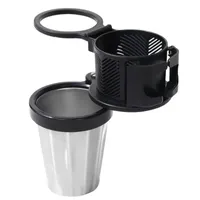 자동차 스폰지 컵 홀더 자동 공기 통풍구 전화 클램프 철강 범용 분할 디자인 조정 가능한 열 보호 음료 h