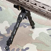 Tactical Alluminum SR5 Treppiede Quick Detach SR-5 QD BiPod Fit 20mm Picatinny Rail 1913 Stile Picatinny per Rifle Scope Accessories Black