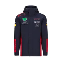 F1 Jacket Racing Costume Veste à manches longues Bande-vent Automne et hiver Vêtements Équipe Vestes Vestes Veste coupe-vent Veste à la coupe chaleureuse
