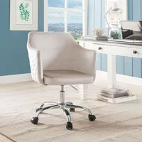 US stock acme cosgair офисный стул мебели в шампанском бархат chrome482p
