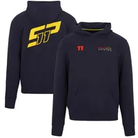 F1 까마귀 대형 스웨트 셔츠 포뮬러 원장 재킷 경주 재킷 가을 겨울 풀오버 F1 폴로 셔츠 팀 로고 T 셔츠 팀 유니폼 사용자 정의 가능