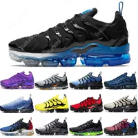 36-45 wholesale tn plus running shoes for men women Triple Black White Cherry Fresh Atlanta Hyper Blue #48 Bred Pure Platinum mens trainers sport