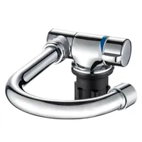 Foldable Kitchen Faucet 360 Dgree Rotation Sink Water Tap Single Handle Cold & Hot Water Mixer Faucet for RV Boat
