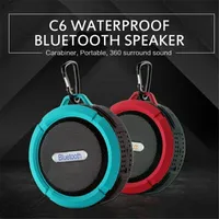 Wireless C6 Waterproof Bluetooth Speaker For Bluetooth Water-proof Outdoor Rechargeable Portable Waterproof Speaker
