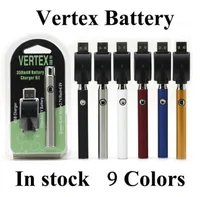 Vértice vv pré-aquecer kits de bateria lo 510 bateria de bateria de co2 de óleo de vidro o caneta 350mAh bateria de tensão variável