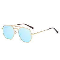 Солнцезащитные очки 2021 Зимняя металлическая рама поляризована для мужчин Классический дизайн бренда Улься бокалы мужские вождения рыболовные очки