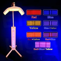Profesyonel Güzellik Salonu Yüz Cilt Beyazlatma Gençleştirme Sıkılaştırma 7 Renkler PDT LED Kızılötesi Işık Foton Terapi Makinesi