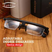 Sonnenbrille Eyeezi Double Vision Einstellbare Grad Lesebrille Universal Brennweite Korrektur Myopie Presbyopia Brillen -6D bis + 3D