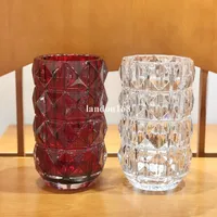 Vasos de cristal de luxo moda decoração de casa doméstico presente