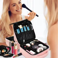 Nuevas bolsas de cosméticos para mujer Maquillaje de moda Portátil bolsa de almacenamiento EVA división diseño colorido de alta gama de almacenamiento multifuncional Bas