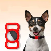 حزام الشريط القضية لبطاقة ايرتاج الكلب بطاقة طوق سيليكون يغطي حالات مكافحة فقدت الحيوانات الأليفة الحيوانات الأليفة تتبع تحديد المواقع 826 B3