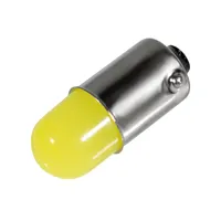 Mini 3D BA9S BA9 T4W 53 57 1895 64111 LED-lampor Super Ljus Cob Chips Lampor för licensplåt Sida Dörr Inredning Karta Dome Parkering Stad Dashboard Light