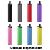 Аутентичные HZKO Mate Одноразовые E-сигареты POD устройства Kit 3800 Puff 1500 мАч Аккумуляторная батарея 11 мл Сетчатый картридж сетчатой ​​картридж Vape VS XXL Plus