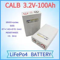 En uppsättning CALB CA100 3.2V 100AH ​​LIFEPO4 Uppladdningsbart Li-ion Batteri 12V 24V för RV / Solar / Energy Storage A495141