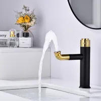 Bathroom vanity vessel faucet Kitchen sink mixer wash basin 360 Swivel antique brass water tap for Face Washing,Gargle,Eye