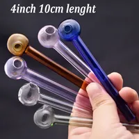 Factory price Pyrex Glass Oil Burner Pipe Color quality Great Tube tubes Nail tipsfor dab rig bong smoking accessories dhl free