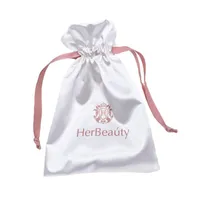 Ювелирные мешочки, сумки белые шелковые пятно подарочные розовые ленты 9x12cm 10x15cm 13x17cm 18x30cm ресниц парики парики мешок для макияжа