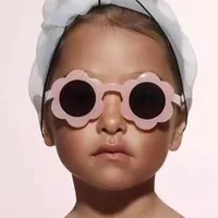 Gafas de sol femininas Mujeres 2021 Lunnette Homme Estilo coreano Linda tendencia de moda de bebé Brillen