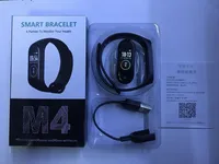 M4 Здоровье Браслет Smart Band Fitness Tracker Watch Sport Bractelet Beart Rate Fitbit 0,96 дюйма Smartband