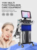 High quality hydra facial water microdermabrasion skin deep cleaning hydrafacial machine oxygen mesotherapy gun RF lift face rejuvenation hydro 13 in1