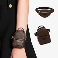 NEW Letter Luxury MINI Wrist bag Designers Lady Shoulder Bags Envelope Wallets Handbags leather Silk scarf Shopping Women Plain Fl203G