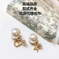 d Star Cd Asymmetric Size Ball Stud 925 Silver Needle Female Earrings Jewelry High Version