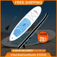 Funwater Surfboard Wholesale Stand Up Paddleboard Tabla Surf Padel Board Inflável Dropshipp Paddle Sports CA EUA UK Warehouse Sup Leash Sporting