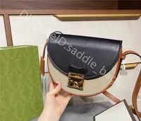 2023 SS Luxury Designer Lady Fashion Bag Shoulder Bags Patchwork Two-tone Genuine Leather Hasp Flap-bags Interior Compartment Casual