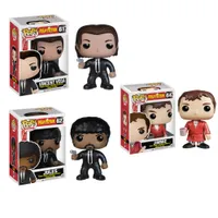 NEW!! Figures Funko POP Pulp Fiction Jules Vincent Vega Jimmie Vinyl Action Figures brinquedos Collection Model Toys Christmas gift cute ornament decoration toy
