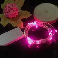 Fairy Holiday Lighting 7.2ft 20 LED -Schnur Lichter wasserdichtes Kupferdraht Firefly Starry Light f￼r Hochzeitsfeier Handwerk Weihnachtsfeste Crestech