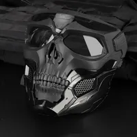 Tactical Hood Combat Schädel Maske Männer, die Jagd voller Gesichtsmasken für CS-Spiel Halloween Cosplay schießen
