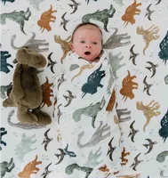 A 70% Bambù Baby Swaddle Baby Muslin Blanket Qualità migliore di Aden Anais Baby Multi-use Big Diaper Big Coperte Coperta Infantile Invelato 211126