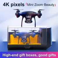 Mini Drone With 4K HD Camera RC Helicopter Quadrocopter One-Key Return FPV Follow Me Foldable Quadcopter boy's Toys Gift Box 220125