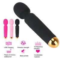 Masaj Ürünleri 5 Titreşim Yoğunluk Klitoris Vibratörler Av Vibrator Magic değnek kablosuz dildos 16 Frekans Seksi Oyuncaklar Kadınlar için
