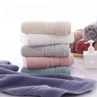 1 piece of Household All Cotton Adult face wash towels Face Towel Soft Absorbent 2-3s Fast Dry Long-Staple
