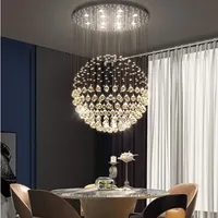 Lyx kristall ljuskrona modern k9 regndroppe hängande ljuskronor belysning takljus fixtur pendlar lampa för matsal badrum sovrum vardagsrum