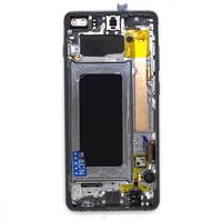 OEM -display för Samsung Galaxy S10 Plus LCD G975 SCREE Touch Panels Digitizer Assembly Amoled With Frame