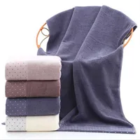 Полотенце Pure Cotton Dots Bathyrobe Beauty Skin Skin Shows Мягкая ванна для взрослых Домашнее текстиль и сауновые полотенца