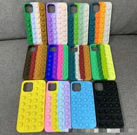 Fidget case einzigartige 3D dekompression telefonkoffer für iphone 13 12 pro max 11 xr xs x 10 8 7 plus weiche silikonkautschuk mode mobilphone hintergel haut mobile abdeckung