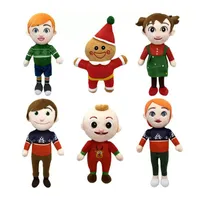 30cm cocomelon 플러시 장난감 애니메이션 JJ 봉제 수박 인형 어린이 선물 슈퍼 아기 조합 이드 키즈 Chritmas-Gift