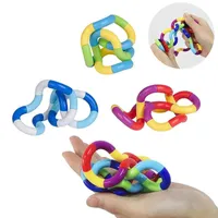 Cross Border New Variety Twist Twist Rope 18 Multi-color Circle Winding Toys Adult Decompression Vent DIY Toys Party Favors