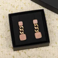 Hot Brand Giallo oro colore gioielli moda donna orecchini metallo metallo partito rosa di alta qualità goccia d'acqua perle perle orecchini orecchini gioielli