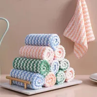 Kitchen Towel Absorbent Thickened Dish Wash Rag Multi-Purpose Dust and Dirty Cleaning Supplies