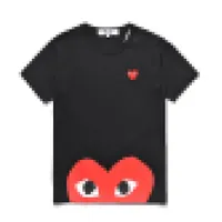 Limited COM Best Quality Gray CDG des play GARCONS Heart short sleeve des garcons Red Green Heart PLAY TEE
